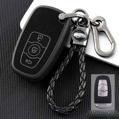 Leather TPU Car Key Case Cover for Great Wall HAVAL H2 H6 H7 H8 H9 H2S M6 C50 3 Buttons