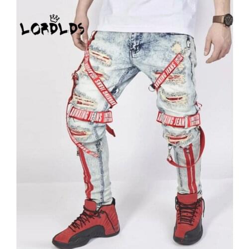 Рваные джинсы для мужчин LORDLDS China At AliExpress