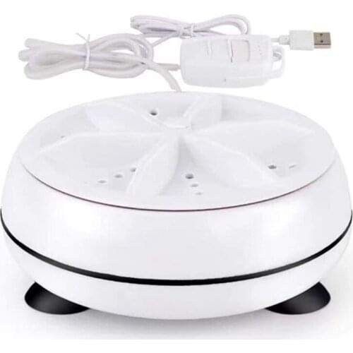 Mini Washing Machine Portable Ultrasonic Dishwasher with USB Powered for Personal Laundry Camping RV Trip