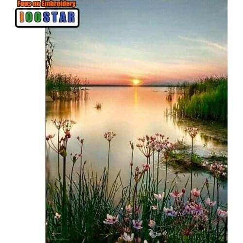 New naturally scenery DIY 5D Full Round/square Diamond Painting Cross Stitch Kits Diamond Mosaic Diamond Embroidery Home Decor