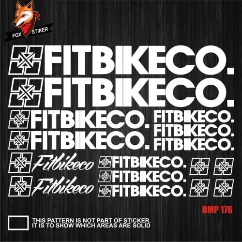 Bicycle frame stickers road bike mountain bike MTB Track bike TT bike fat bike decal reflective stickers for FITBIKE