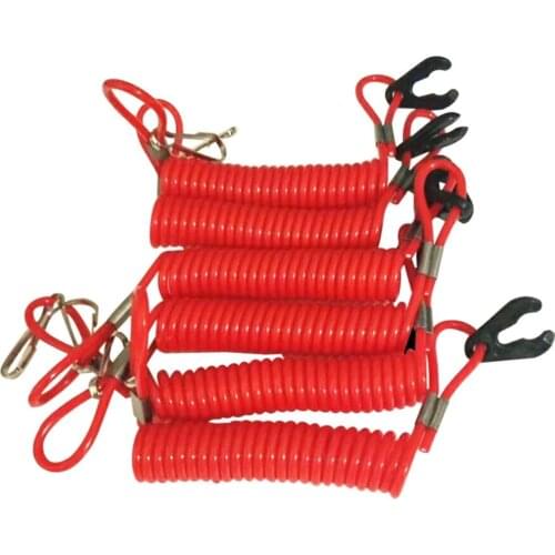 Boat Motor Kill Stop Switch Key Rope Safety Lanyard Tether Waterproof Design for Yamaha Outboard for Honda