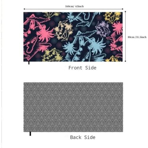 Bohemian Mandala Double Print Beach Towels Boho Made Beach Towel with Tassle Around Yoga Mat Picnic Mat Microfiber Towel