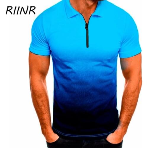 Мужские летние поло RIINR China At AliExpress