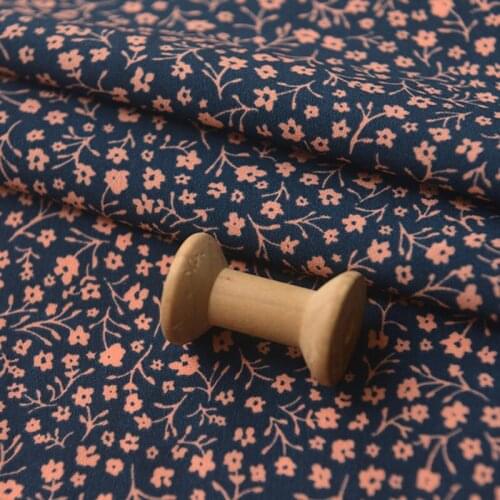 High quality Chiffon fabric Saffron orange powder tissu Top dress clothing childrens accessories curtain DIY fabrics