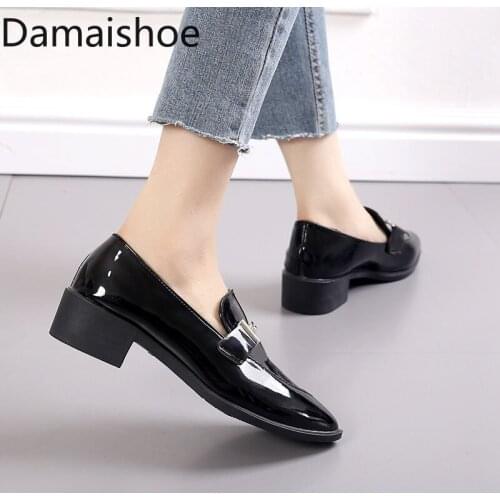 Pumps Women British Leather Shoes Womens Shoes 2021 Trendy Shoes Spring and Autumn New net Celebrity Versatile Black Work Shoes