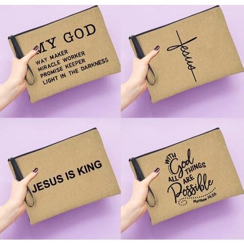 Jesus Christian Print Women Girls Envelope Bags Fashion Clutch Handbags Summer Beach Shoulder Tote Casual Party Purse Makeup Bag