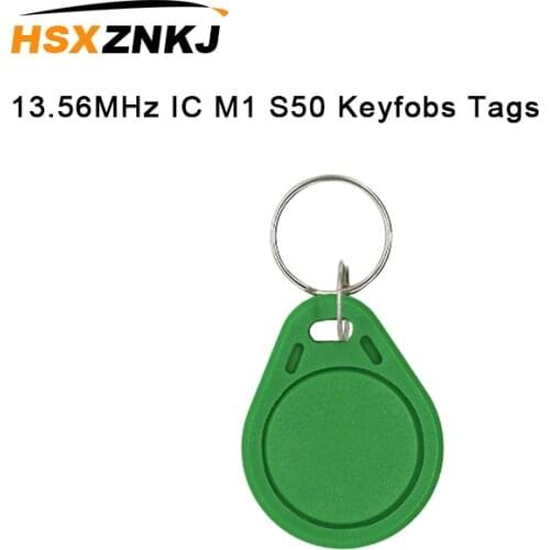 10pcs 13.56MHz IC Kye S50 Keyfobs Tag Access Control RFID Key Finder Card Token Attendance Management Keychain