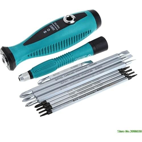 10 Pcs Slit Sets Magnetic Screwdriver Repair Multi Function Multi Hand Tool Set