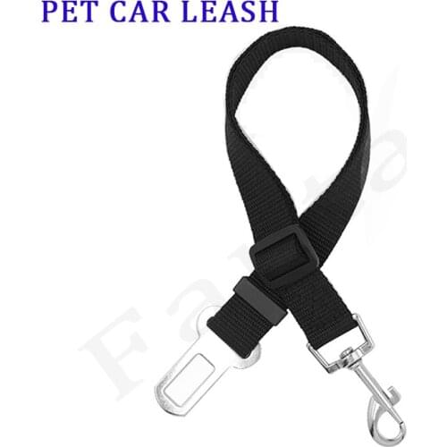 2.5cm Width Adjustable Dog Car Seat Belt for Pet Dog Cat Travle Safty Vehicle Seatbelt Car Seat Belt Leads Traction Rope Leash