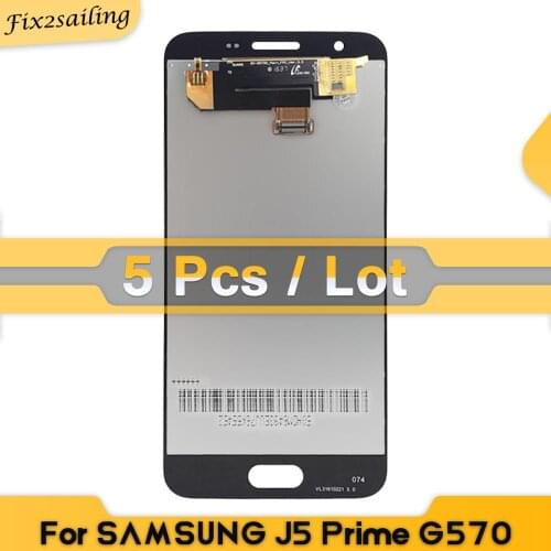 5 pcs 5pieces For SAMSUNG J5 Prime G570 G570F G570M LCD Display Touch Screen Assembly Digitizer Replacement For J5Prime LCD