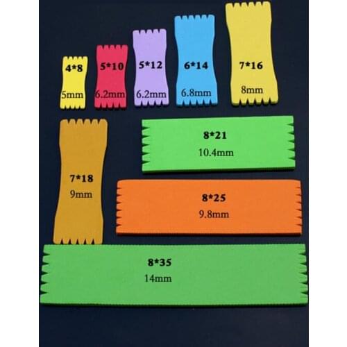 9Pcs Portable EVA Foam Wire Board Fishing Winding Line Board Pesca Panel Fishing Tackle Accessories