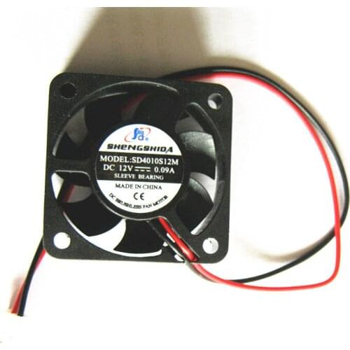 DC Brushless Fan 4*4*1.1CM, 12V Band Terminal 0.09A