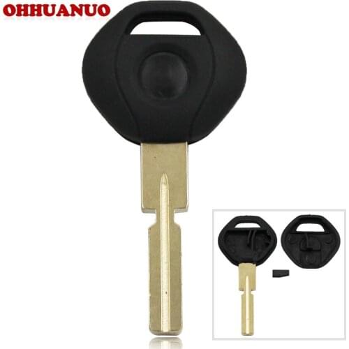 Transponder Key With Blank Blade HU58 and Virgin Transponder Chip ID44 For BMW 3 5 7 Z3 SERIES E36 E34 E38 E39