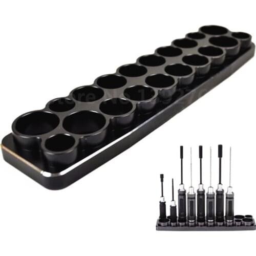 Aluminum Alloy Tool Tray / Socket Suit Hexagon Socket Holder For Remote Control Toys RC Cars RC Boat Airplane ARROWMAX AM-170052