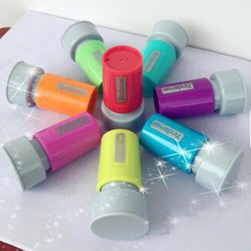 Cartoon Sketch Character Avatar Photo Stamp For Kindergarten Primary School Lovely Selfie Portrait Chop Seal Childrens Chapter