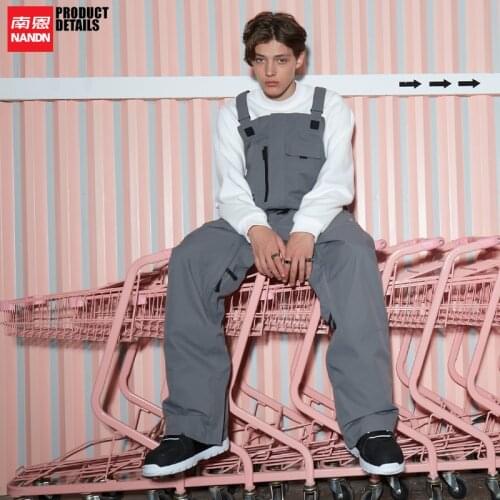 NANDN Ski pants Strap pants waterproof wear-resistant snowboarding