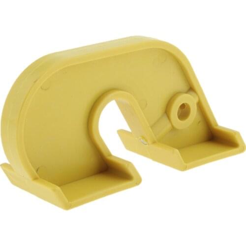 Low price Nylon Circuit Breaker Lockout Devices MCB Lockout Safety Lock Yellow Color