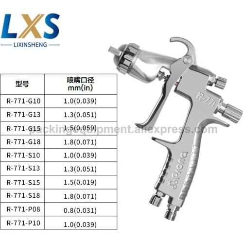 Taiwan Prona Pneumatic Spraying Equipment R711/R771 Furniture Paint Manual Spray Gun