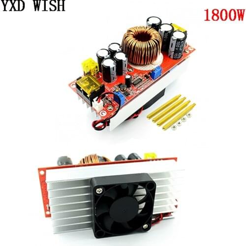 1800W 40A DC-DC Constant Voltage Constant High Current DC Boost Converter Boosts 10-60V to 12-90V Boost Power Regulator Module