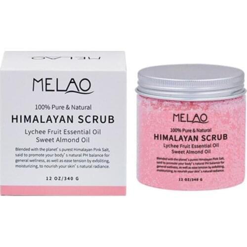 K0AE Himalayan Salt Body Scrub Deep Cleansing Ultra-hydrating Exfoliating Lightening Nourishing Skin Care Frosted Cream