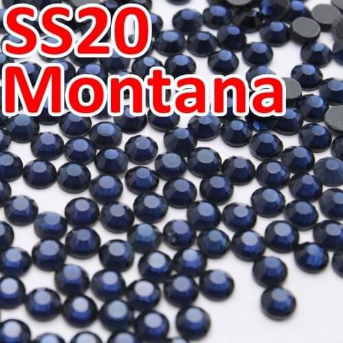 SS20 4.6-4.8mm,1440pcs/Bag Montana DMC Hot Fix FlatBack Rhinestones,machine cut iron-on garment crystal stones gliters