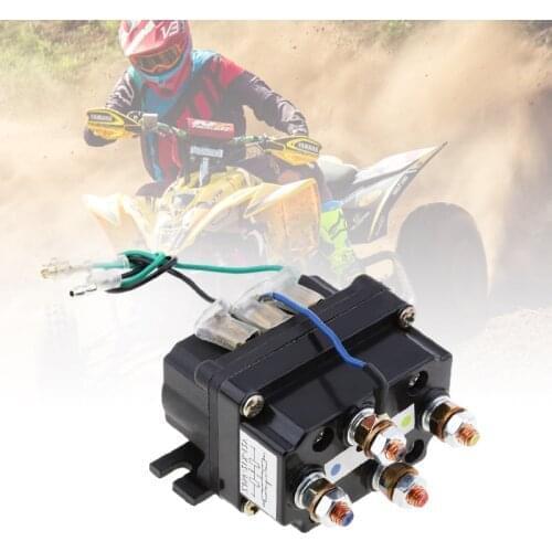 12V 500A ATV Winch Solenoid Contactor Relay Universal For 9500-17000lbs ATV UTV 4WD 4x4 Winch Relay Solenoid ATV Accessories