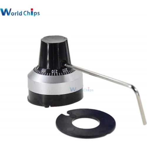 WXD3-13 3590S 4mm 6mm 6.35mm Potentiometer Precise Dial knob lockable Hat 10 Turns Adjustable Potentiometer Cap New Original