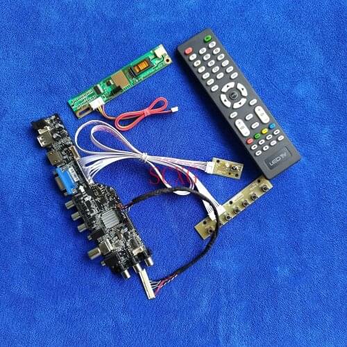 LCD display drive board For LTN141W1/LTN141W3-L01 DIY KIT Digital Signal DVB 1-CCFL 1280*800 30-Pin LVDS USB VGA HDMI-compatible
