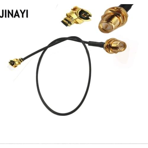 100 pcs Black 1.13 RP-SMA Female Pin to IPX u.fl IPEX Connector RF Pigtail Cable 1.13mm 5cm 15cm 20cm 30cm 50cm