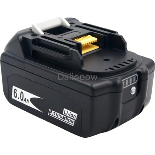 2.0/4.0/5.0/6.0 Ah Lithium ion Rechargeable Replacement for Makita 18V Battery BL1850 BL1830 BL1860 LXT400 Cordless Drills