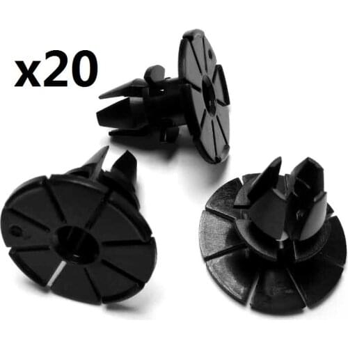20 X Rocker Panel Moulding Clip for BMW Fits to 14mm HD. 30mm BL. 14mm 51717066229