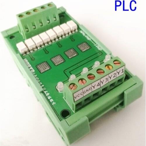 4-way Transistor MOSFET Drive Board Module Modular PLC Solenoid Valve Drive Board Photoelectric Isolation