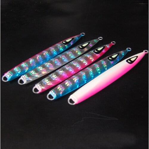 5PCS Jigbait Fishing Deep sea Metal Jig Jigging Spoon Lure spoon Hook Spinner baits 150g 200g Free shipping