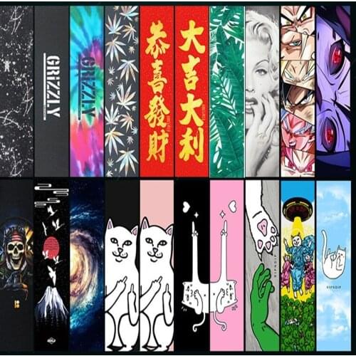 84*23cm Skateboard Sandpaper Scooter Skateboard Deck Griptape Longboard Abrasive Paper Electric Skateboard Board Grip Tape Skate