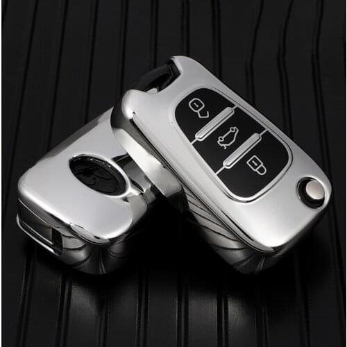 Hot Sale TPU Carbon Fiber Car Key Cover Case For Hyundai I20 I30 Ix35 Solaris Elantra Accent For Kia Ceed K2 K5 Sportage Shell