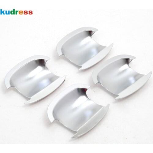 For Skoda Superb 2010 2011 2012 2013 New Chromium Car Styling Outer Side Door Handle Bowl Cover Trim