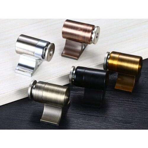 Punch-free door stopper anti-collision bathroom door stop strong magnetic household silent invisible door touch floor suction