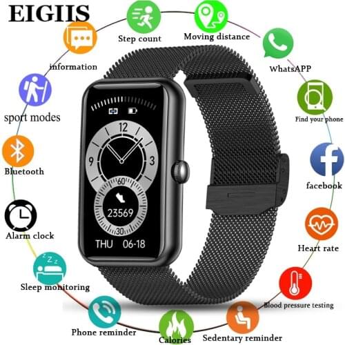 Women Smart Band for Huawei Ios Android Phone Men Sport Fitness Heart Rate Blood Oxyge Monitor Ip68 Waterproof Ladies Smartwatch