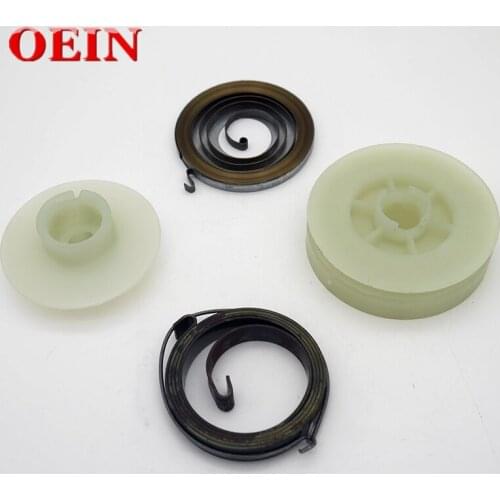 Electric Chain Saw Easy Starter Pulley with 2 Springs Fit For 4500 5200 5800 45cc 52cc 58cc Gas Chainsaw Spare Parts