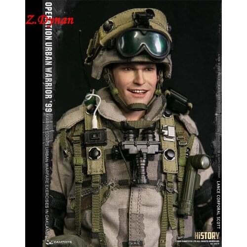 DAMTOYS 78079 1/6 Male figure Corporal Soldier Marine Corps City Battle collection 12 inches action model with weapon