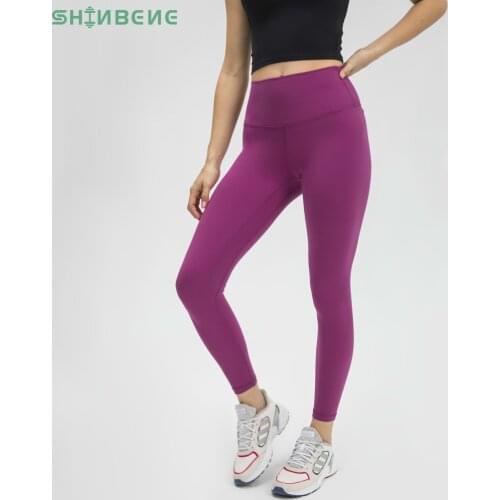 SHINBENE CLASSIC 2.0(Popular Shade) Bare Squat Proof Sport Gym Legging Women Four Way Stretch Yoga Pants 25" with Inner Pocket