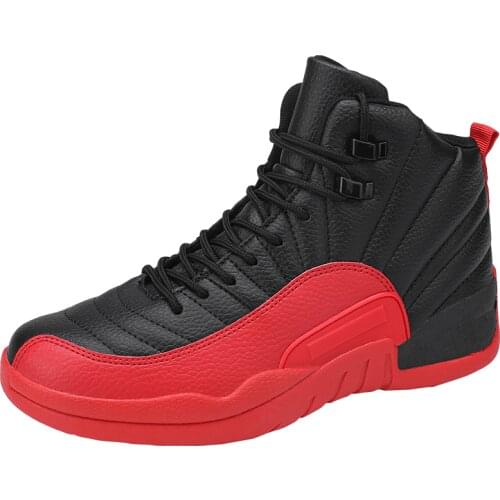 2021Mens Basketball Shoes Winter High Top Sneakers Men Casual Shoes Men Outdoor Lightweight Sneakers Breathable Big Size 39-47