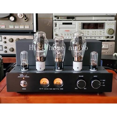 Oldchen/Laochen 300B tube amplifier, HIFI Single-ended Class A Handmade amplifier, Bleutooth 5.0, output power: 9W×2