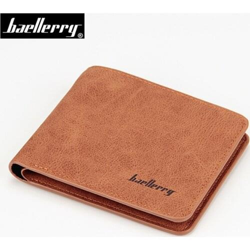 Fashion Short Wallet Men Soft Leather Men Wallets With Card holder Brand Design Short Wallet for Male Multi-function purse