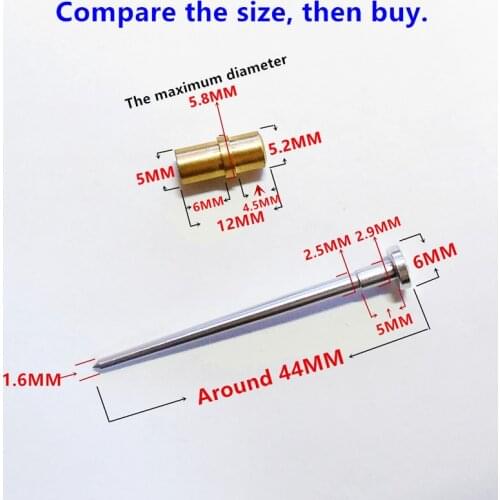 Motorcycle Keihin carburetor Jet needle (JN) and Needle jet (NJ) kit for Deli Keihin GY6-125 PD24 ~ 26J CH125