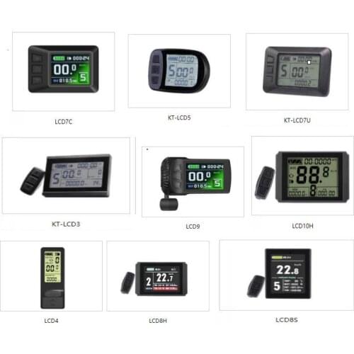 New KT Series Instrument LCD4 LCD10Y LCD10YN LCD10H LCD9 LCD8YN LCD8Y LCD4 LCD8H LCD8S Electric Bicycle Control Smart LCD Screen