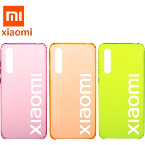 Original Xiaomi MI CC9 Case CC9e Cover Hard PC Glossy Fluorescence Back case MI CC 9E 9 Clear Capa Ultra slim Protective funda