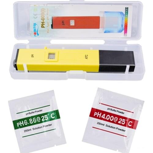 PH Meter Digital PH Tester Pocket Pen Water Tester Hydroponics Measure Tool 0.1pH for Aquarium Pool Drinking Water