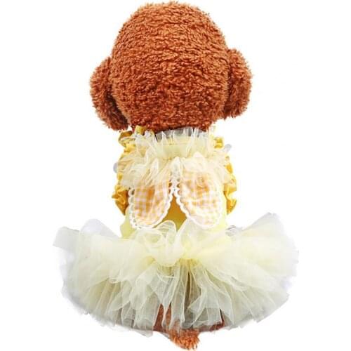 Dog Dress Rabbit Ears Skirt Cotton Breathable Dog Sundress Summer Summer Wedding Party Pets Accessories для собак